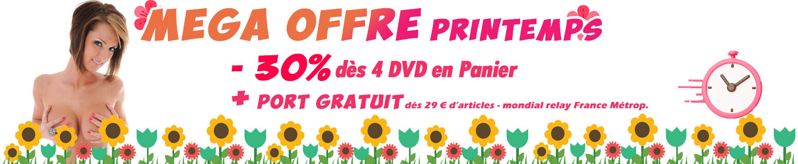 Promotions sur vos DVD PORNO